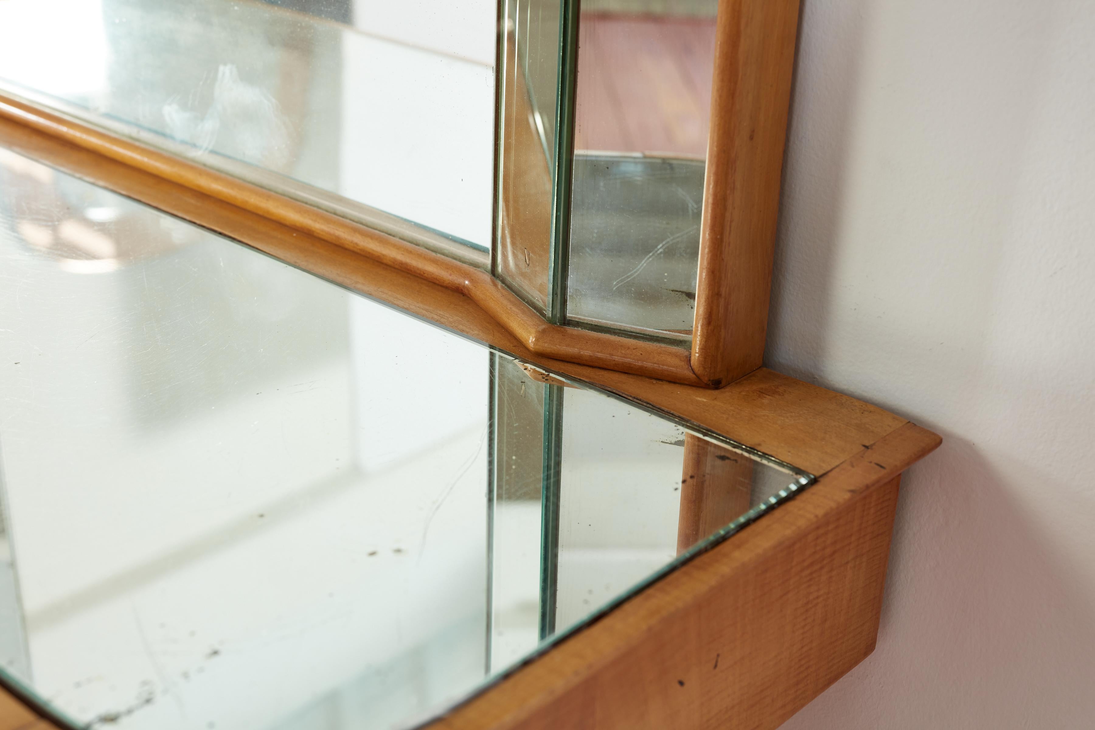 1940's Italian Mirror Console For Sale 11