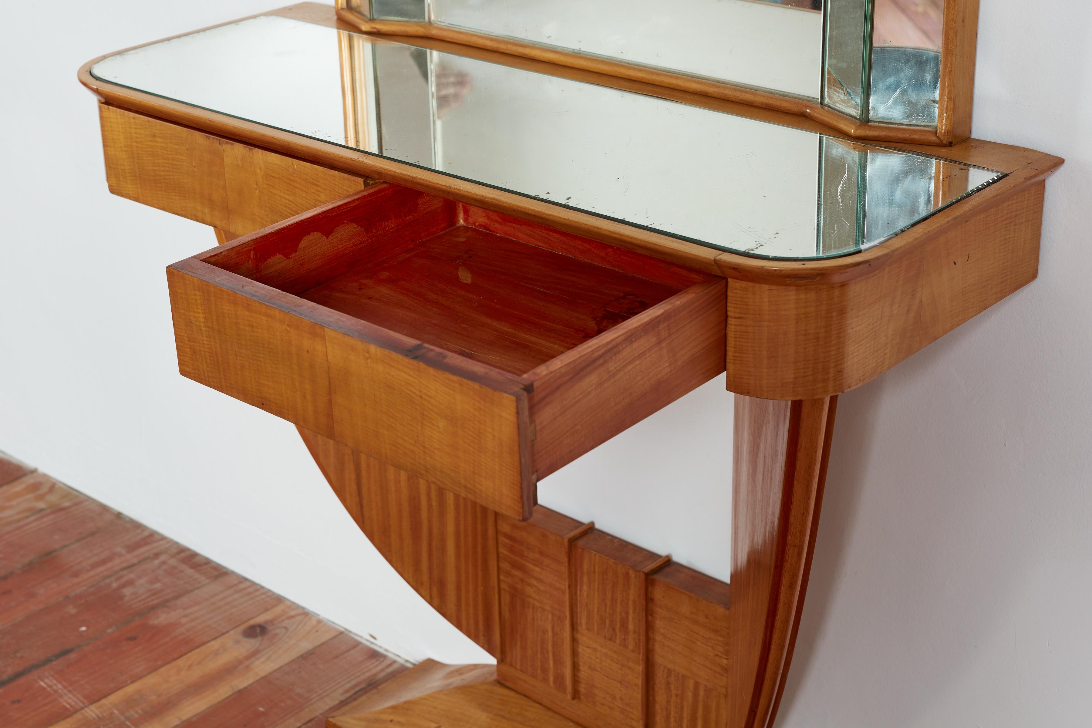 1940's Italian Mirror Console For Sale 7