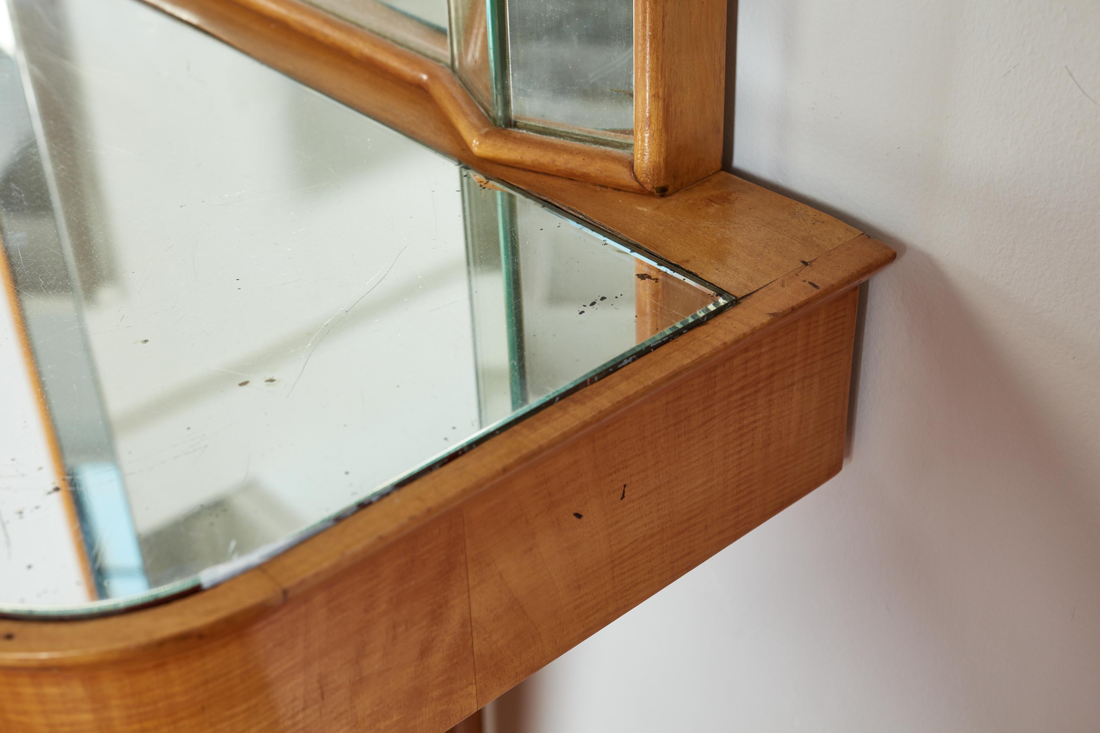 1940's Italian Mirror Console For Sale 8