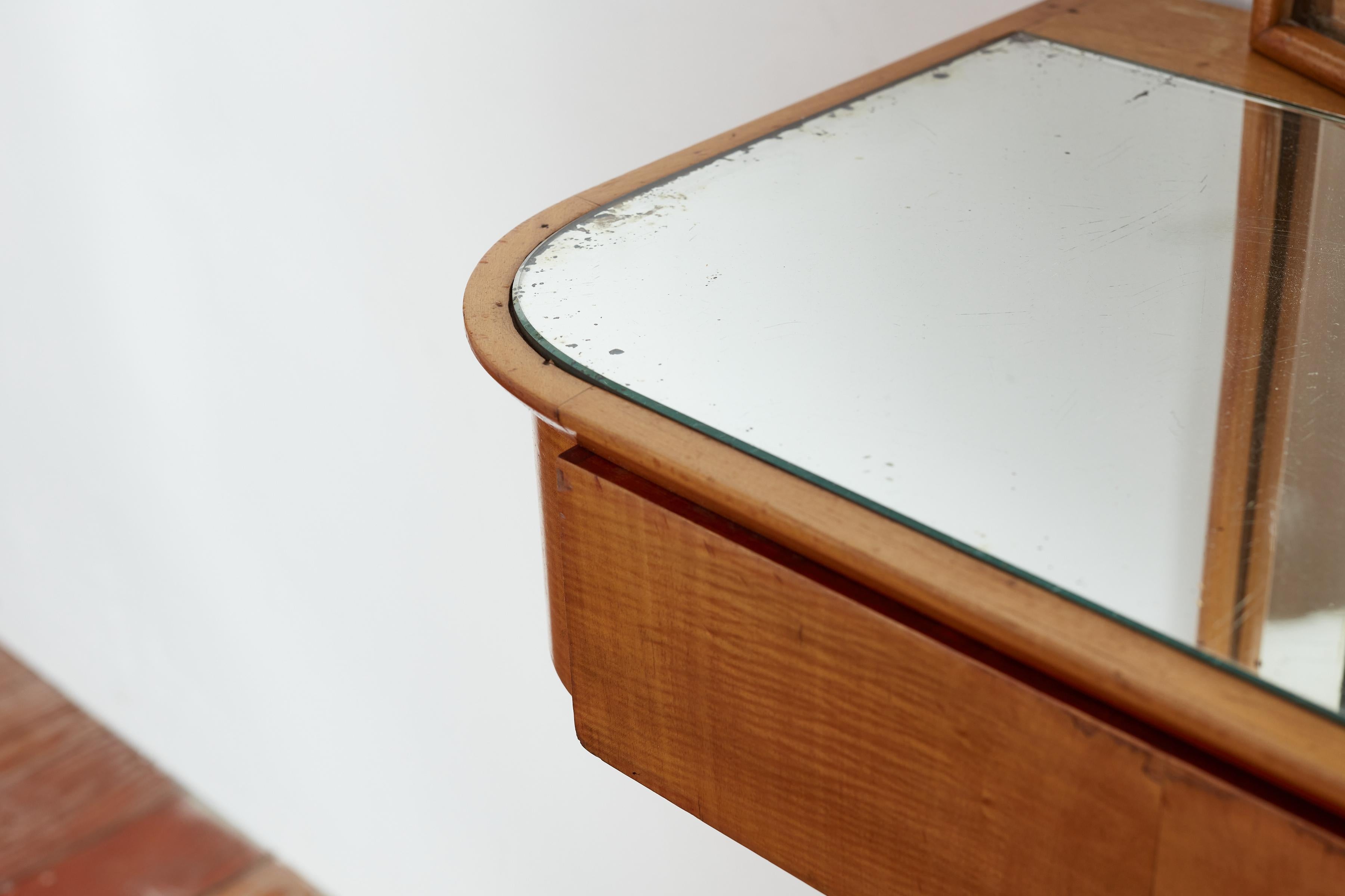 1940's Italian Mirror Console For Sale 12