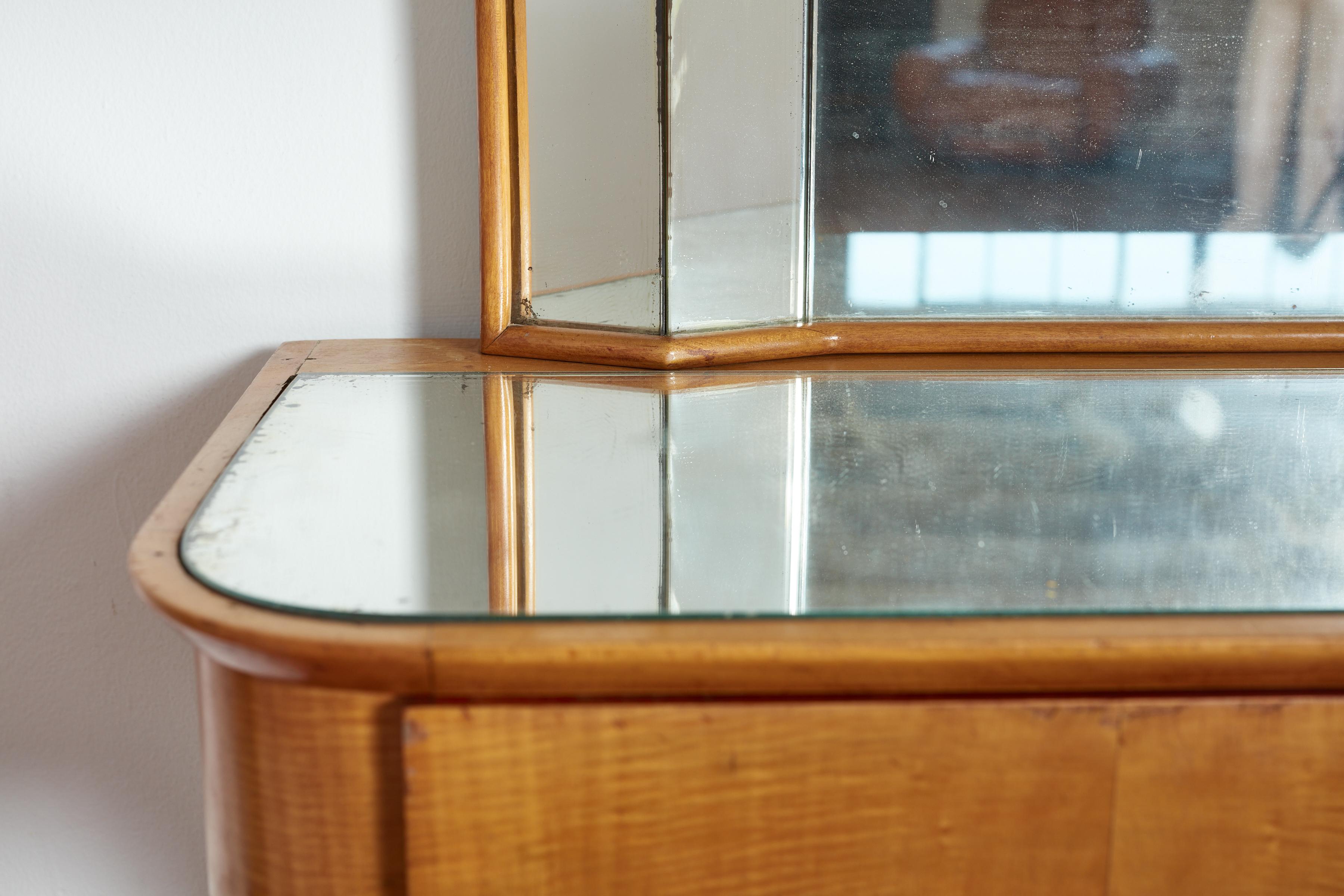 1940's Italian Mirror Console For Sale 14