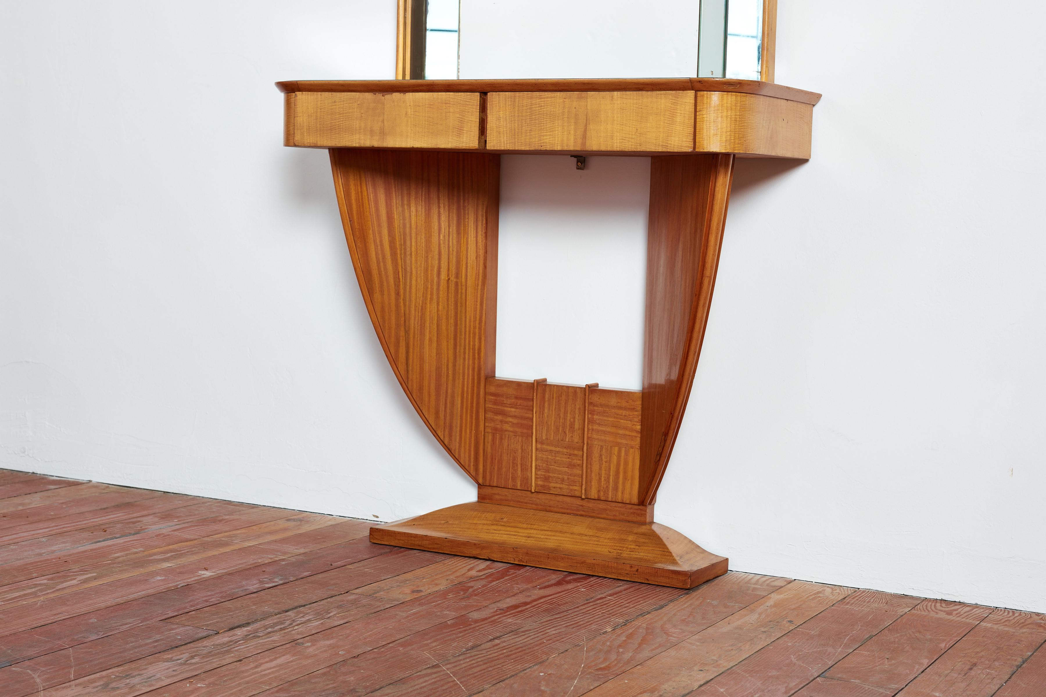 1940's Italian Mirror Console For Sale 1