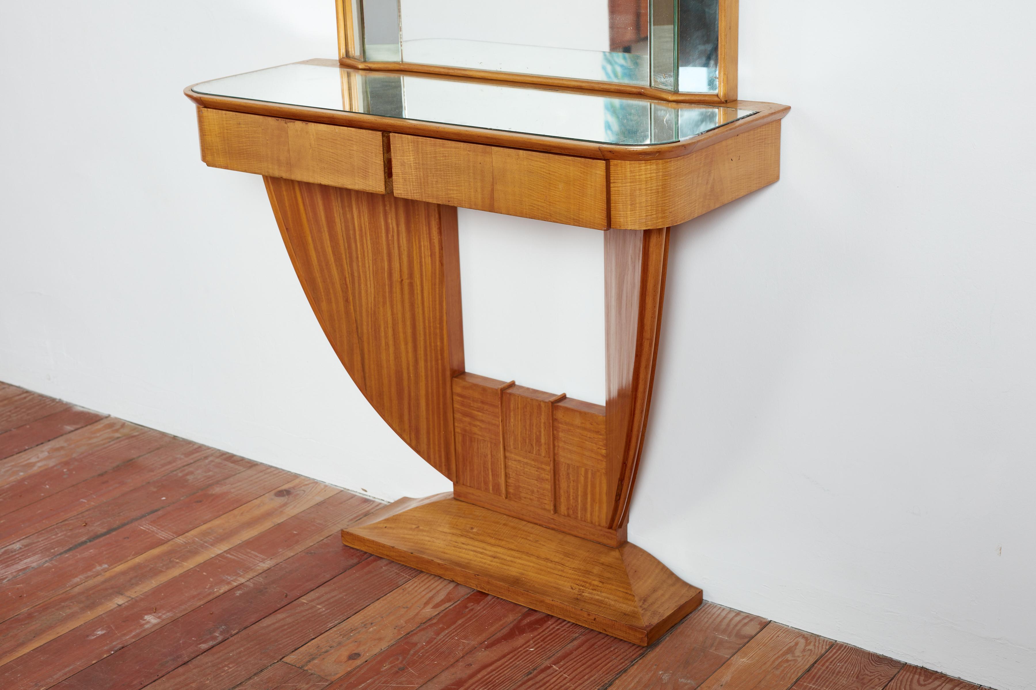 1940's Italian Mirror Console For Sale 3