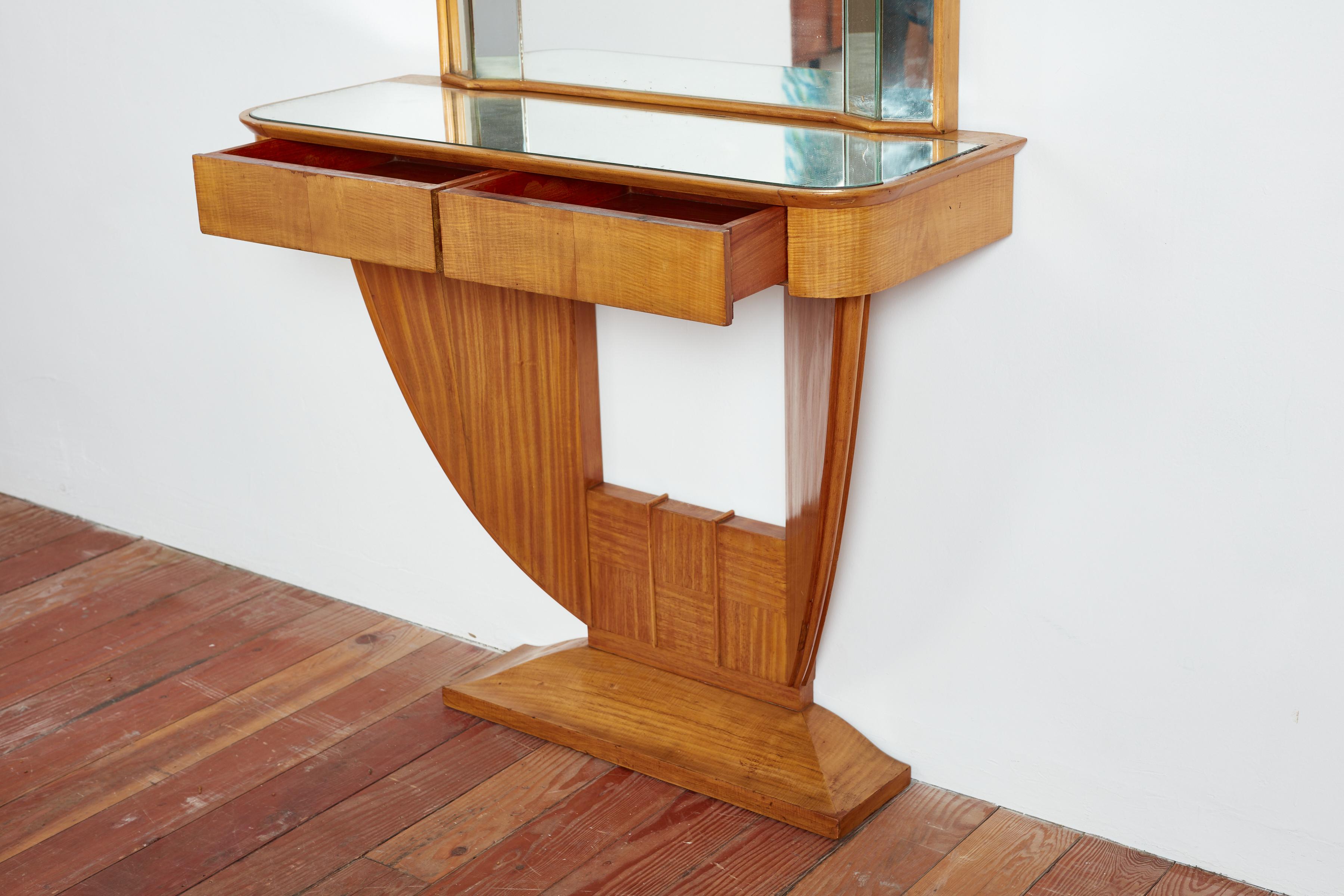 1940's Italian Mirror Console For Sale 10