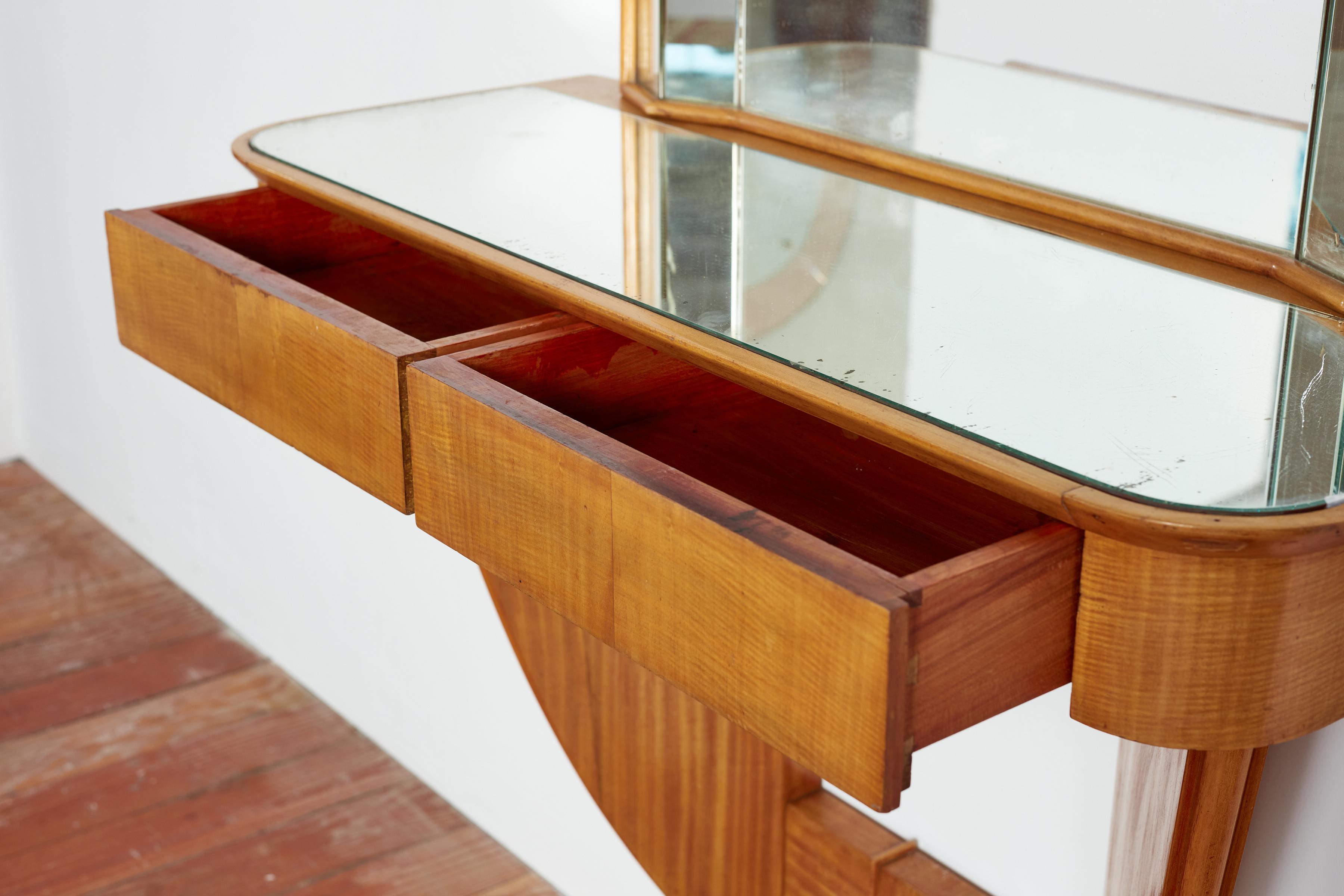 1940's Italian Mirror Console For Sale 9
