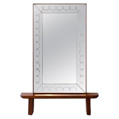 1940s Italian Mirror Console