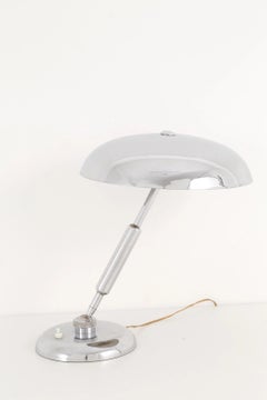 1940's Italian Multi-Positional Chrome Desk Lamp