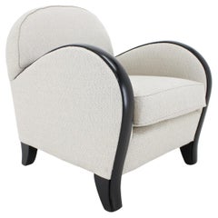 1940s Italian Newly Upholstered Armchair