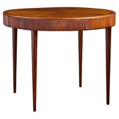 Table à tiroirs en Oak Oak italien des années 1940