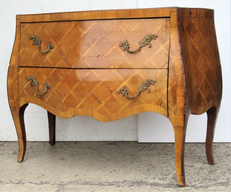 Italian Olive Wood Parquetry Commode at 1stDibs | calamander olive