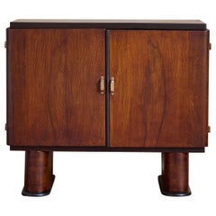1940's Italian Rosewood Bar Cabinet