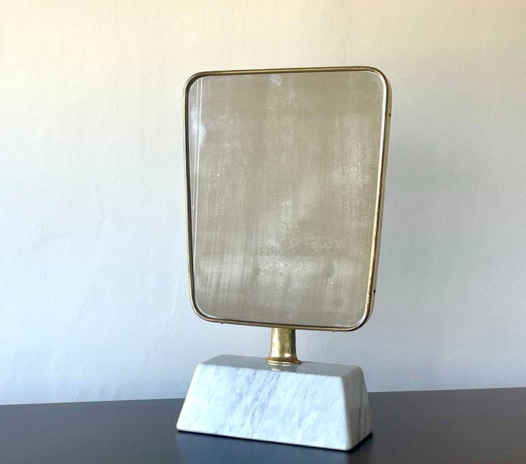 1940's Italian Table Mirror In Good Condition For Sale In West Hollywood, CA