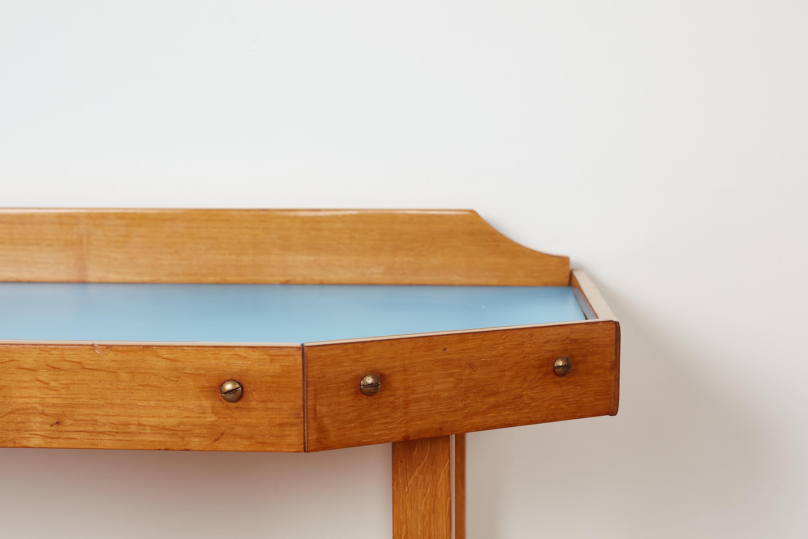 1940's, Italian Vanity Console & Mirror For Sale 1