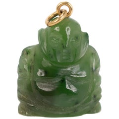 Vintage 1940s Jade Buddha Pendant
