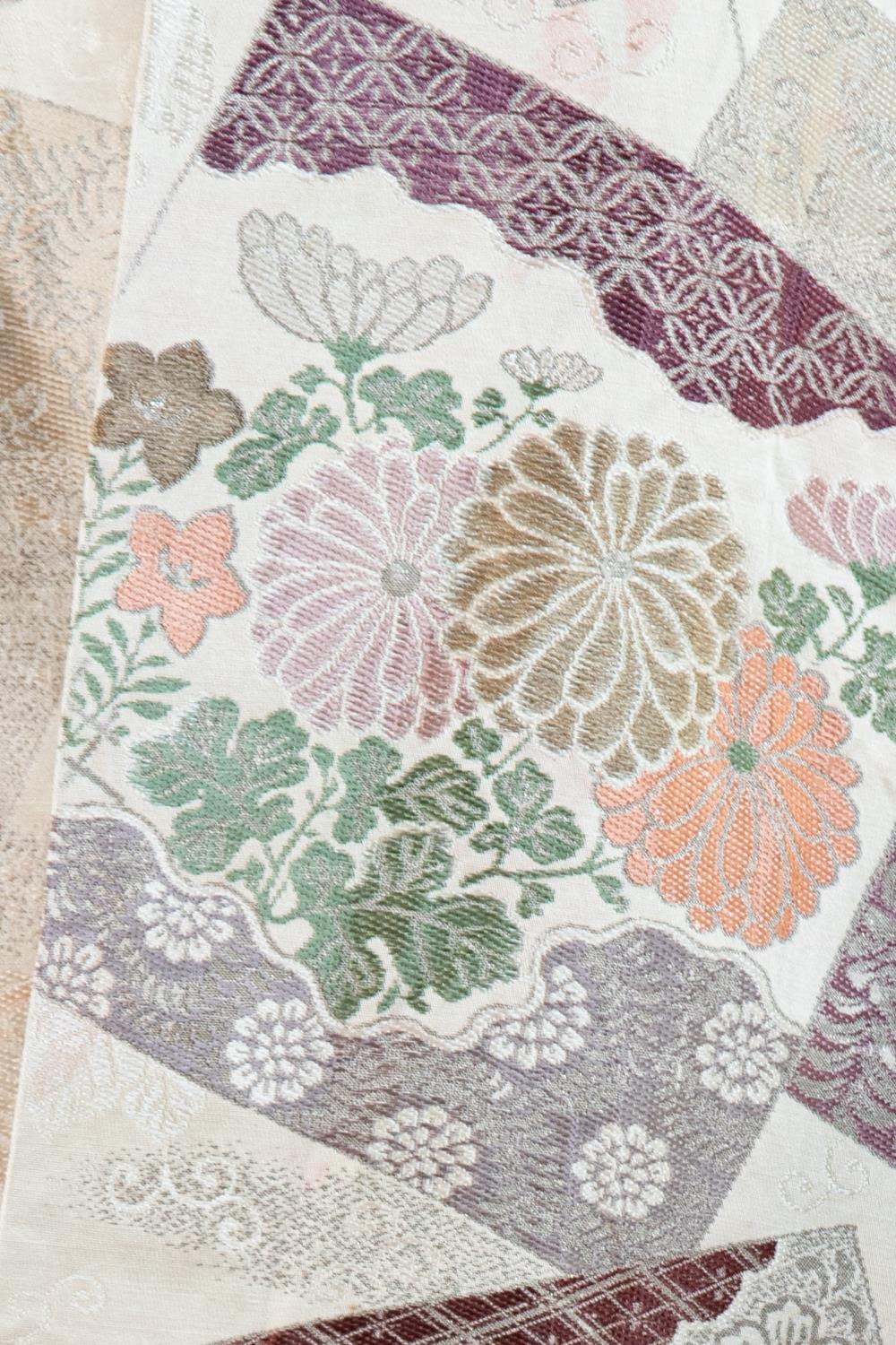 1940S Japanese Kimono Silk Brocade Jacket For Sale 4