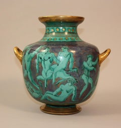 1940s Jean Mayodon Antic Style Vase, Sèvres