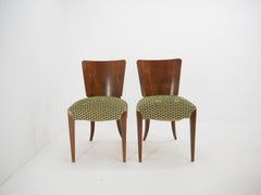 1940s Jindřich Halabala Art Deco Dining Chairs H-214 for UP Závody, Set of 2
