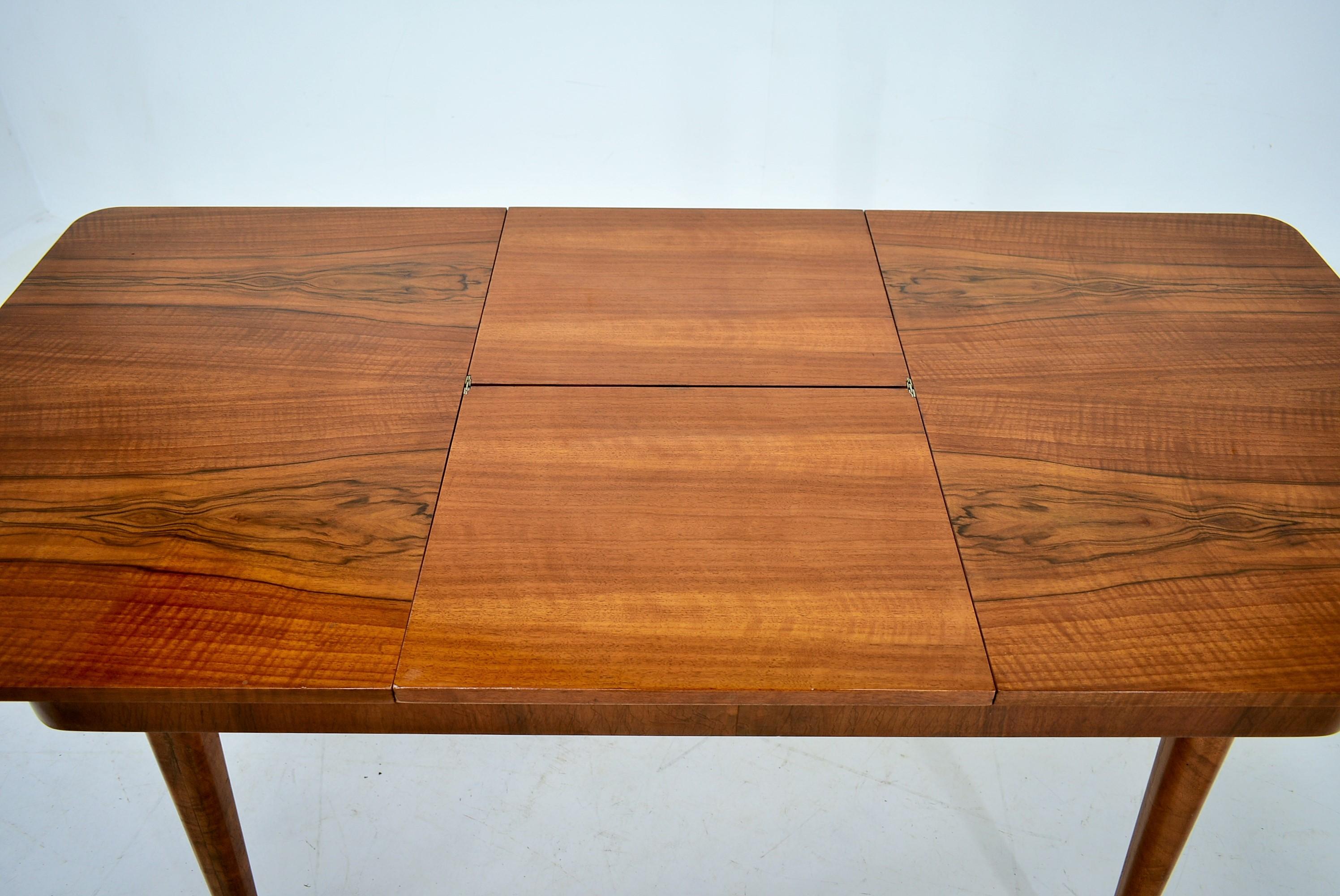 1940s Jindrich Halabala Extendable Dining Table in Walnut ...