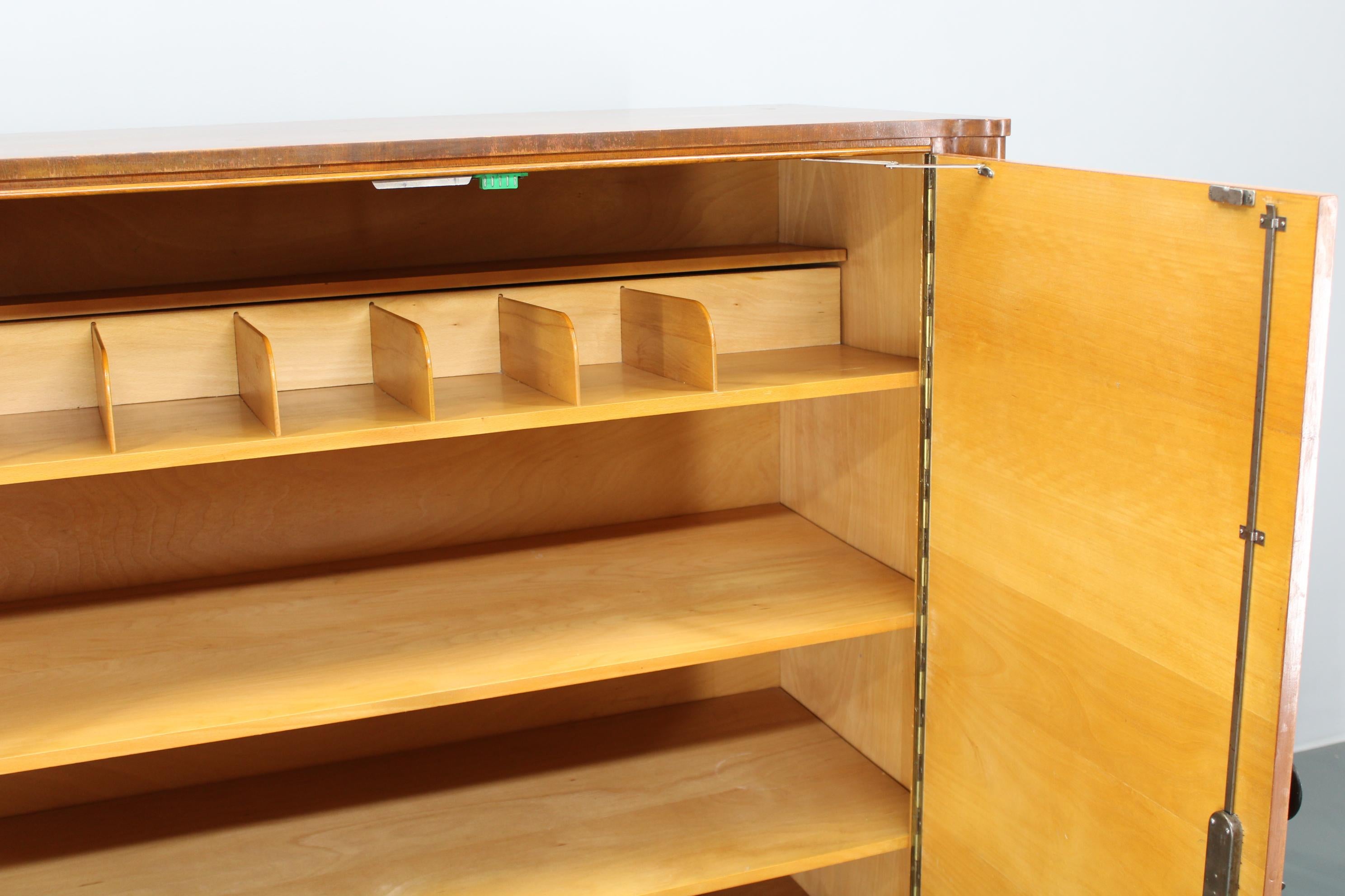 1940s Jindrich Halabala Storage Cabinet , Czechoslovakia For Sale 4