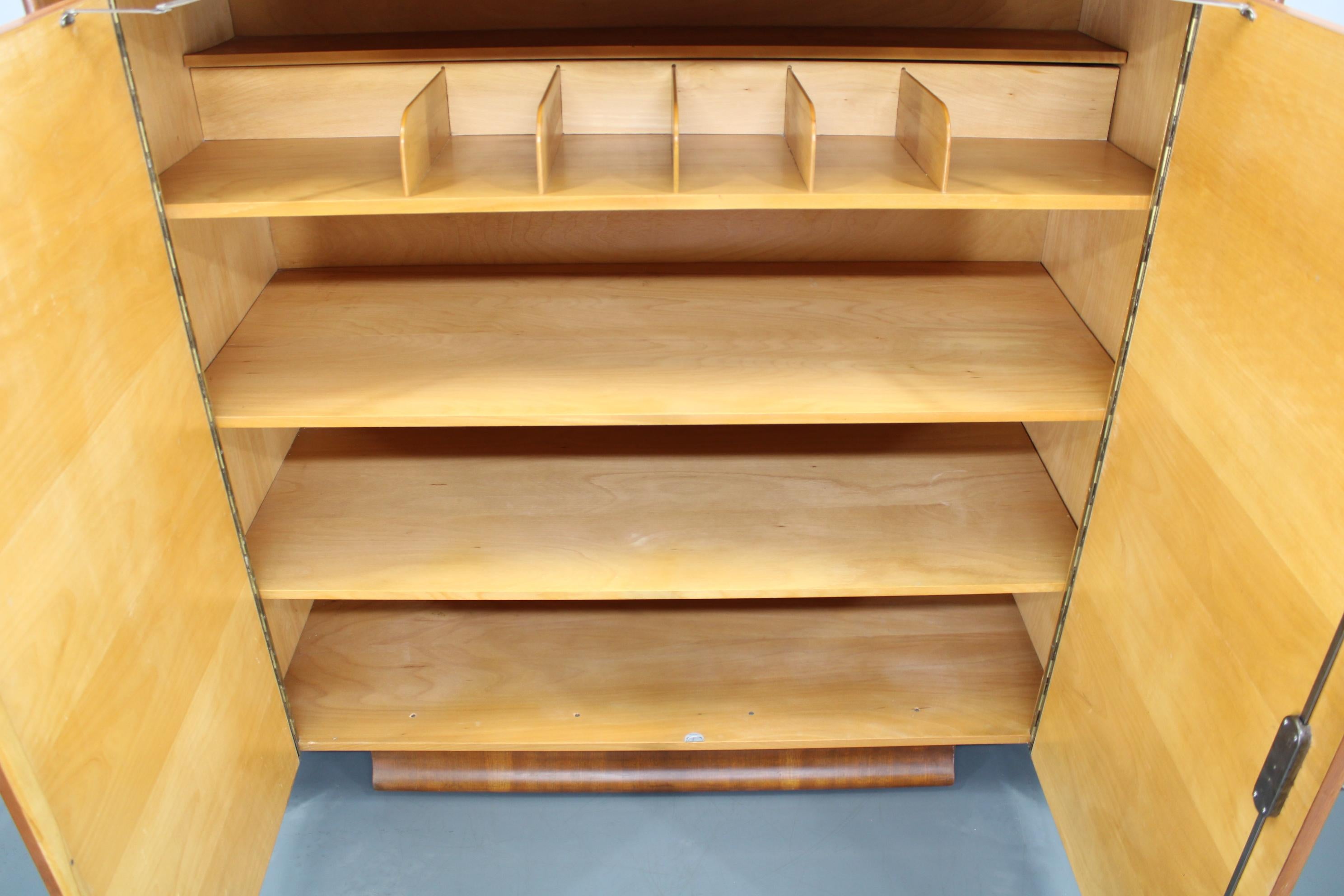 1940s Jindrich Halabala Storage Cabinet , Czechoslovakia For Sale 5