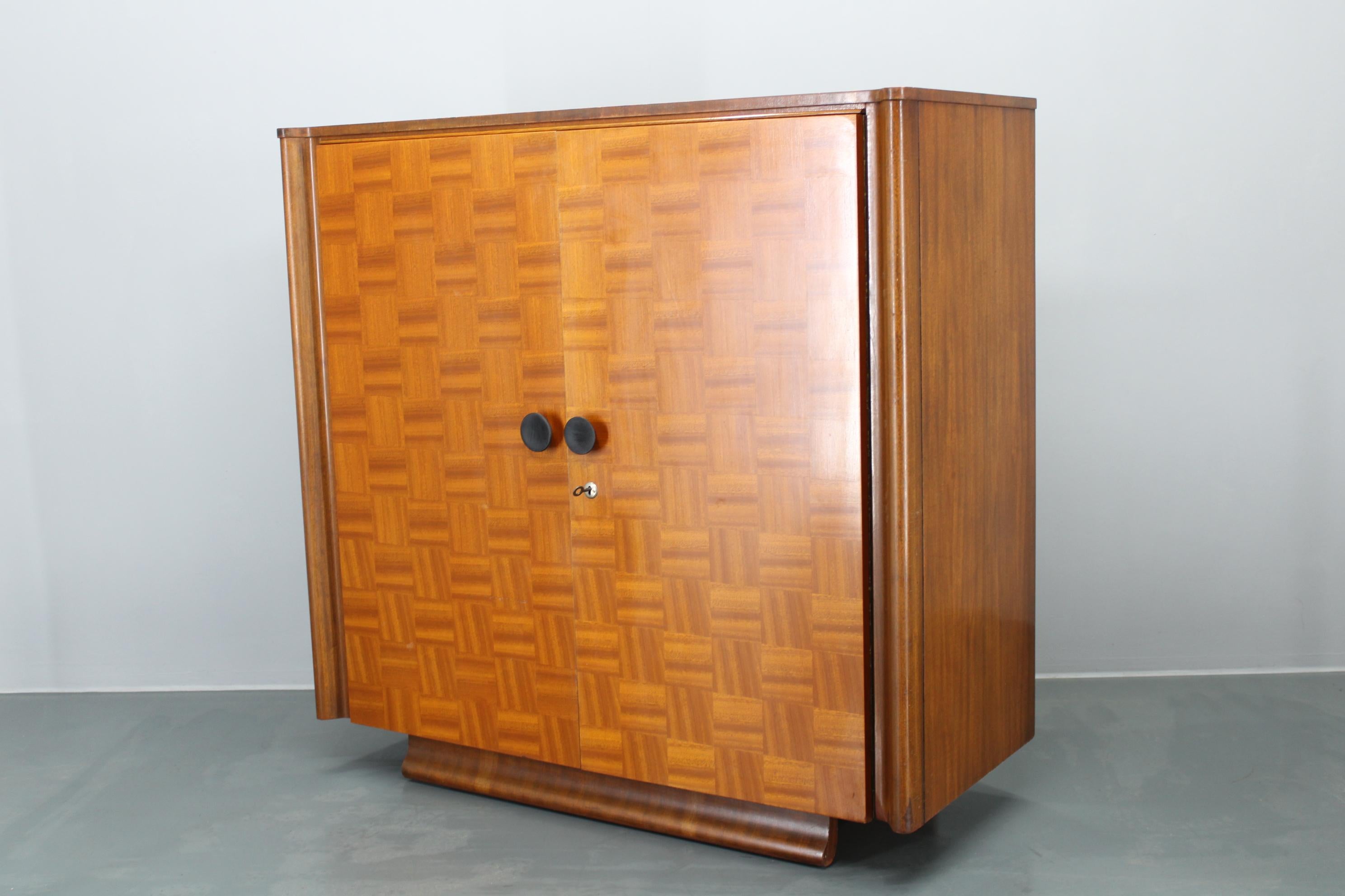1940s Jindrich Halabala Storage Cabinet , Czechoslovakia For Sale 8