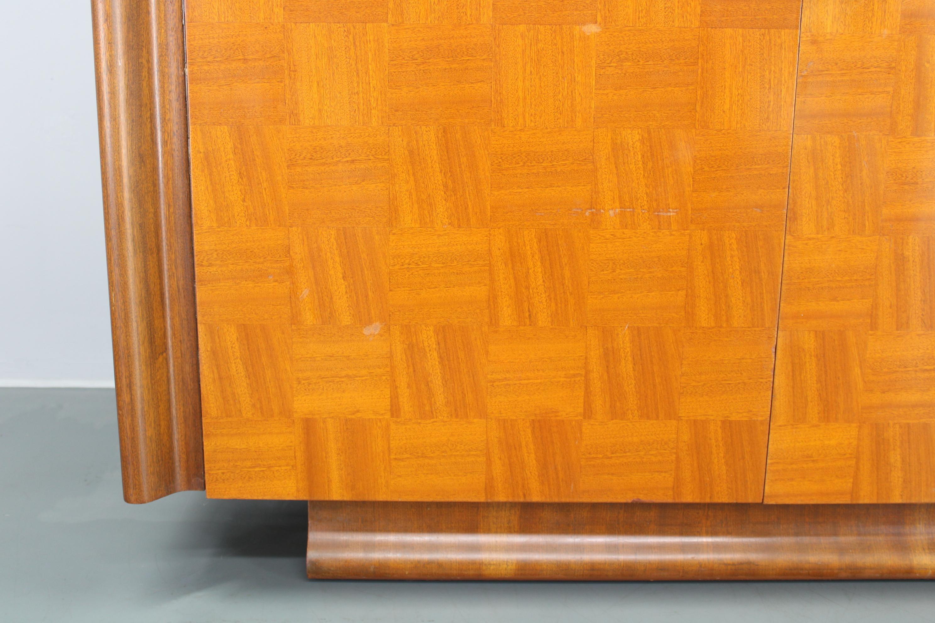 1940s Jindrich Halabala Storage Cabinet , Czechoslovakia In Good Condition For Sale In Praha, CZ