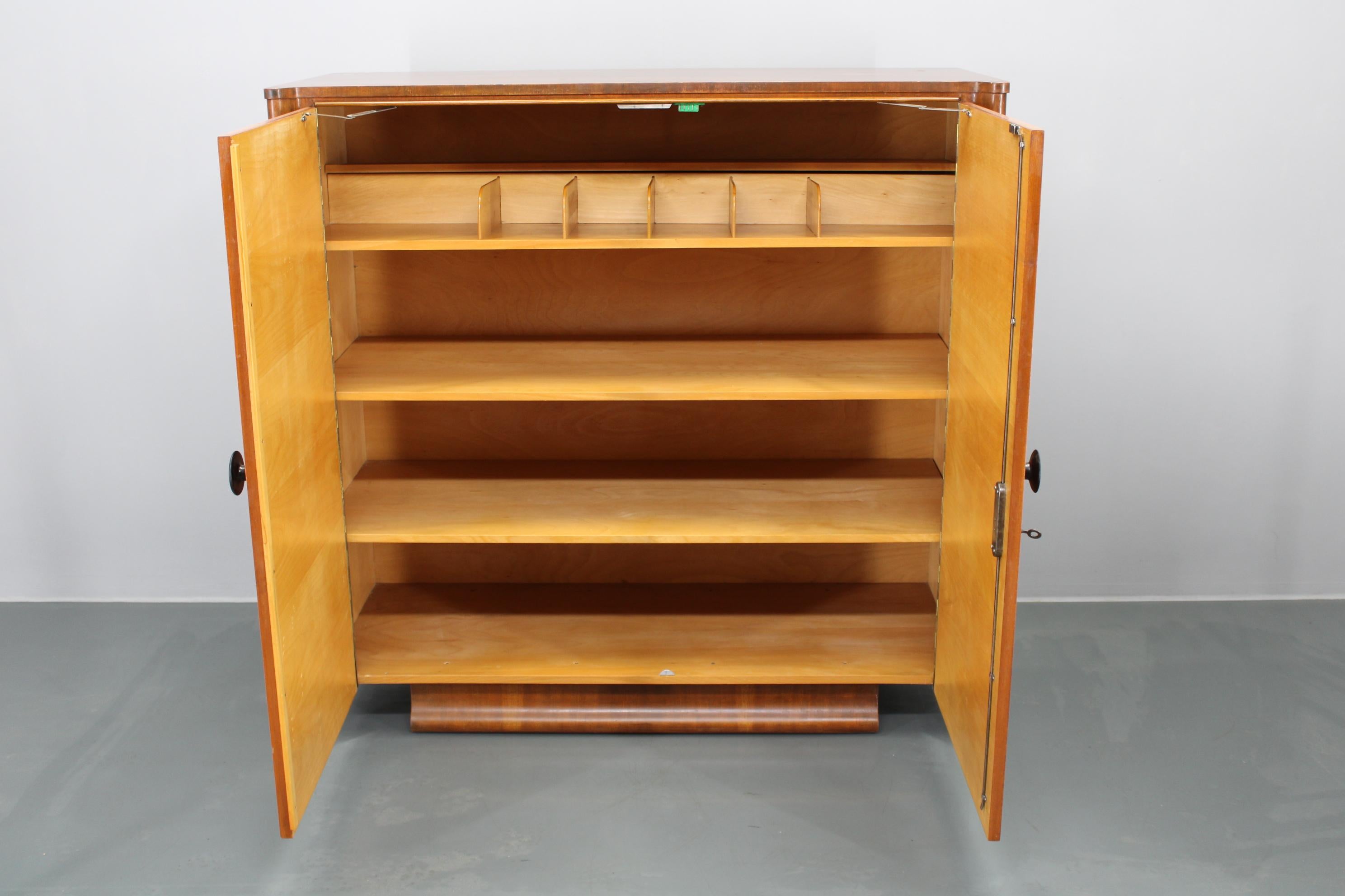 1940s Jindrich Halabala Storage Cabinet , Czechoslovakia For Sale 2