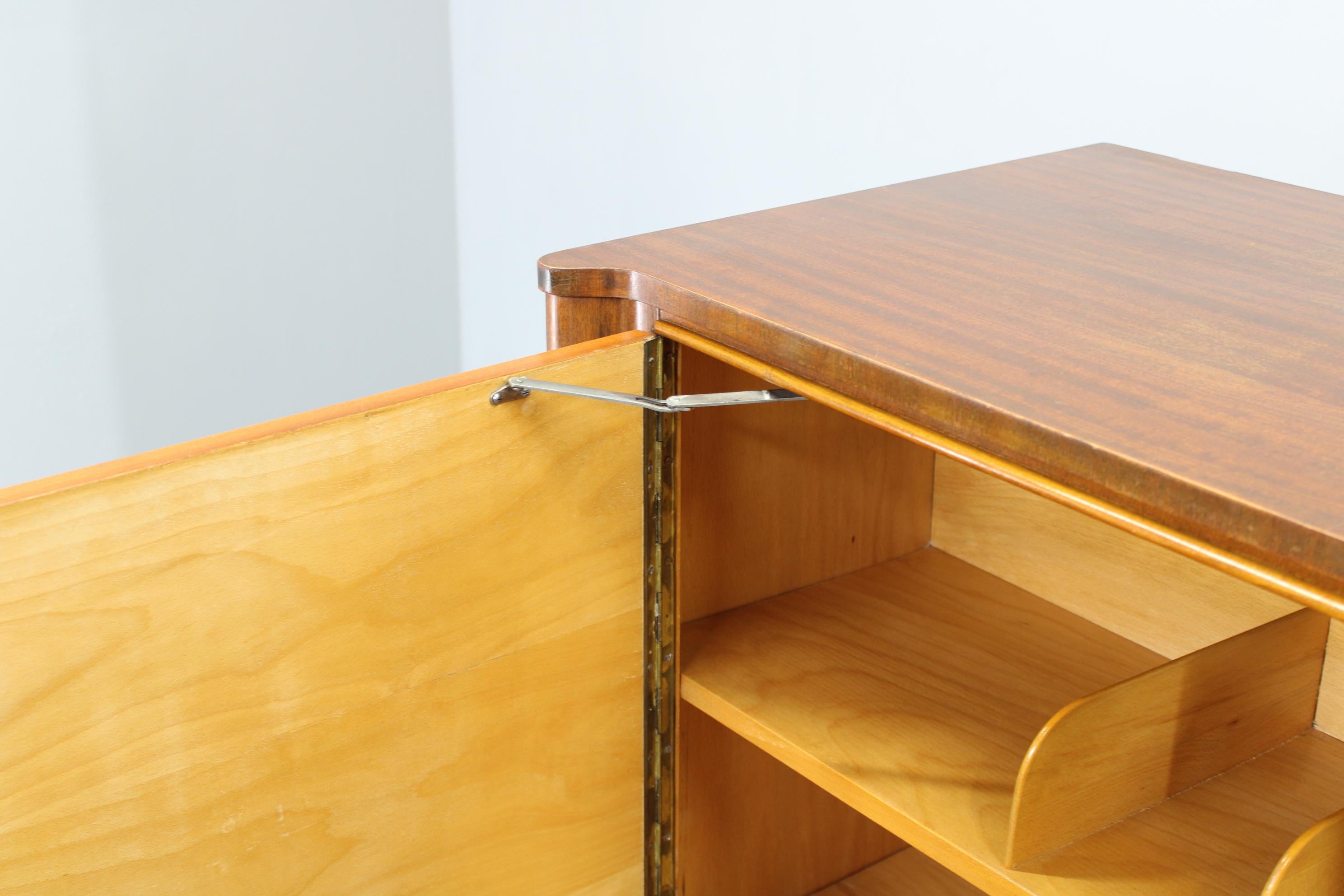1940s Jindrich Halabala Storage Cabinet , Czechoslovakia For Sale 3