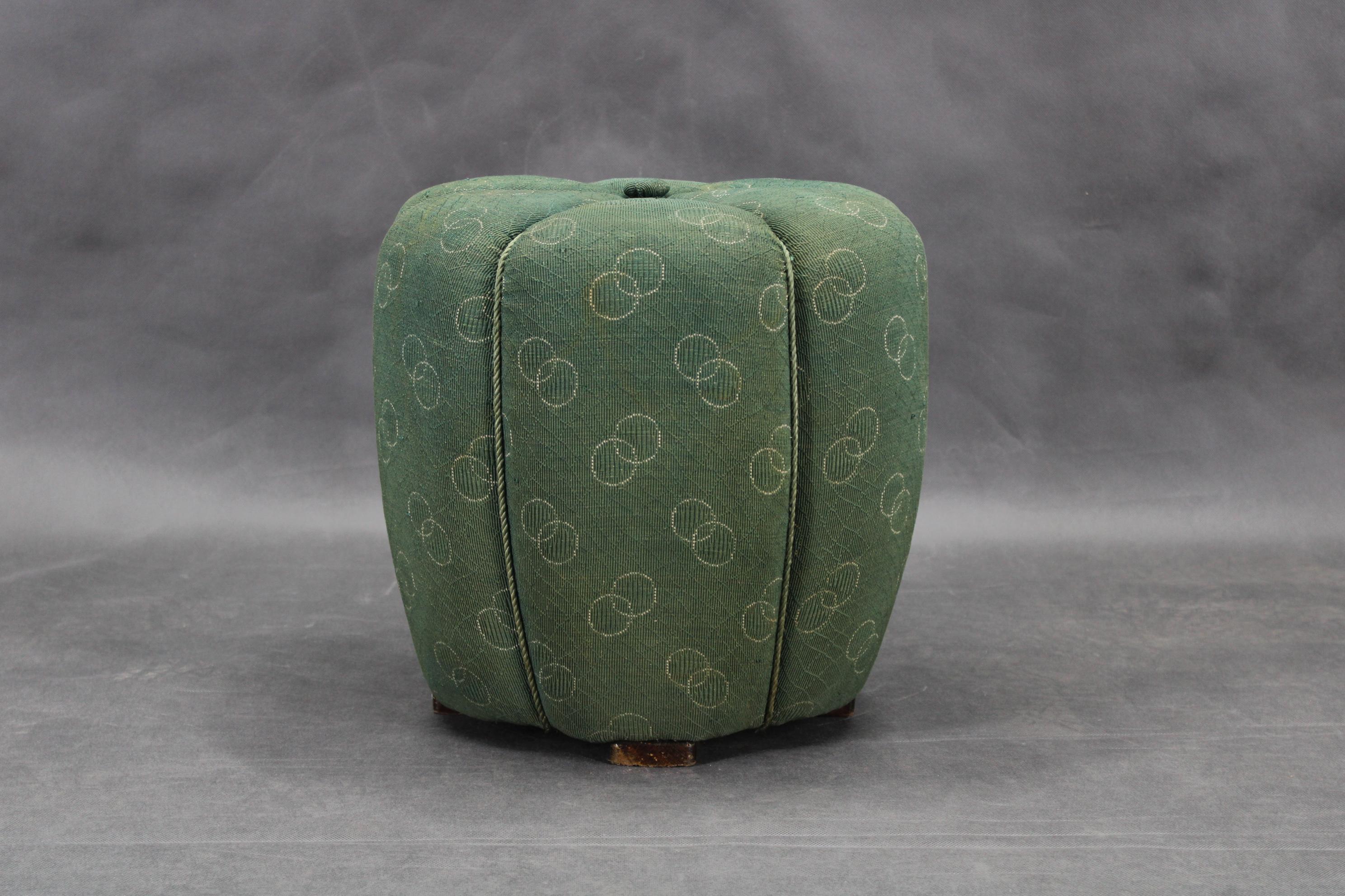 Mid-Century Modern Années 1940 Jindrich Halabala Tabouret, Tchécoslovaquie en vente