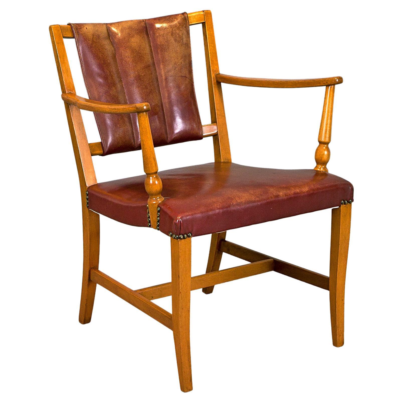 1940'S Josef Frank ''2067'' Leather Easy Chair for Svenskt Tenn