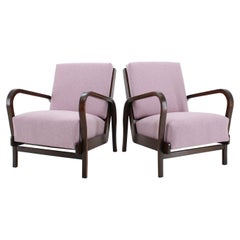 1940s Karel Koželka:: Antonín Kropáček Fauteuils:: ensemble de 2