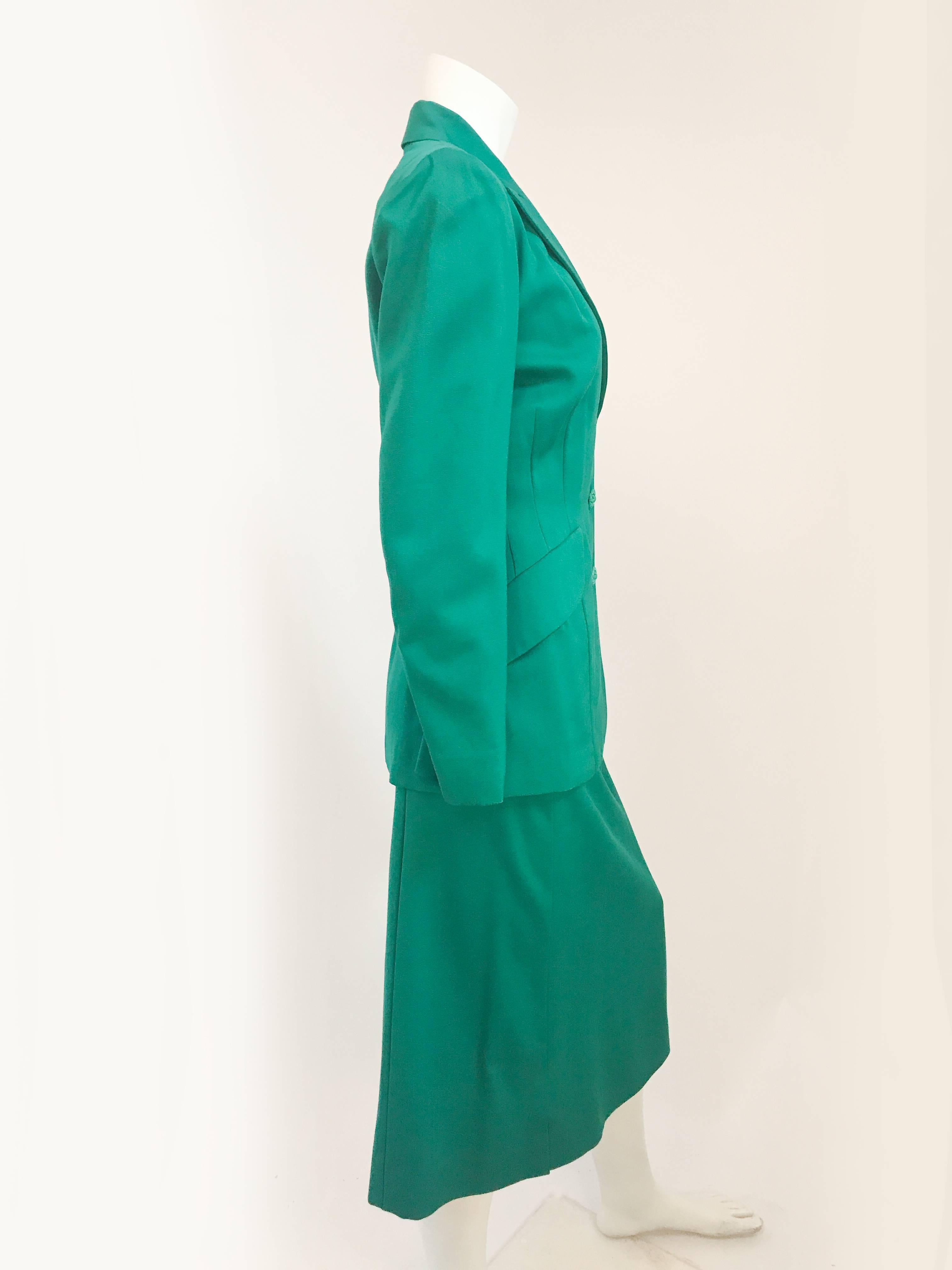 Vert Costume vert Kelly des années 1940 en vente