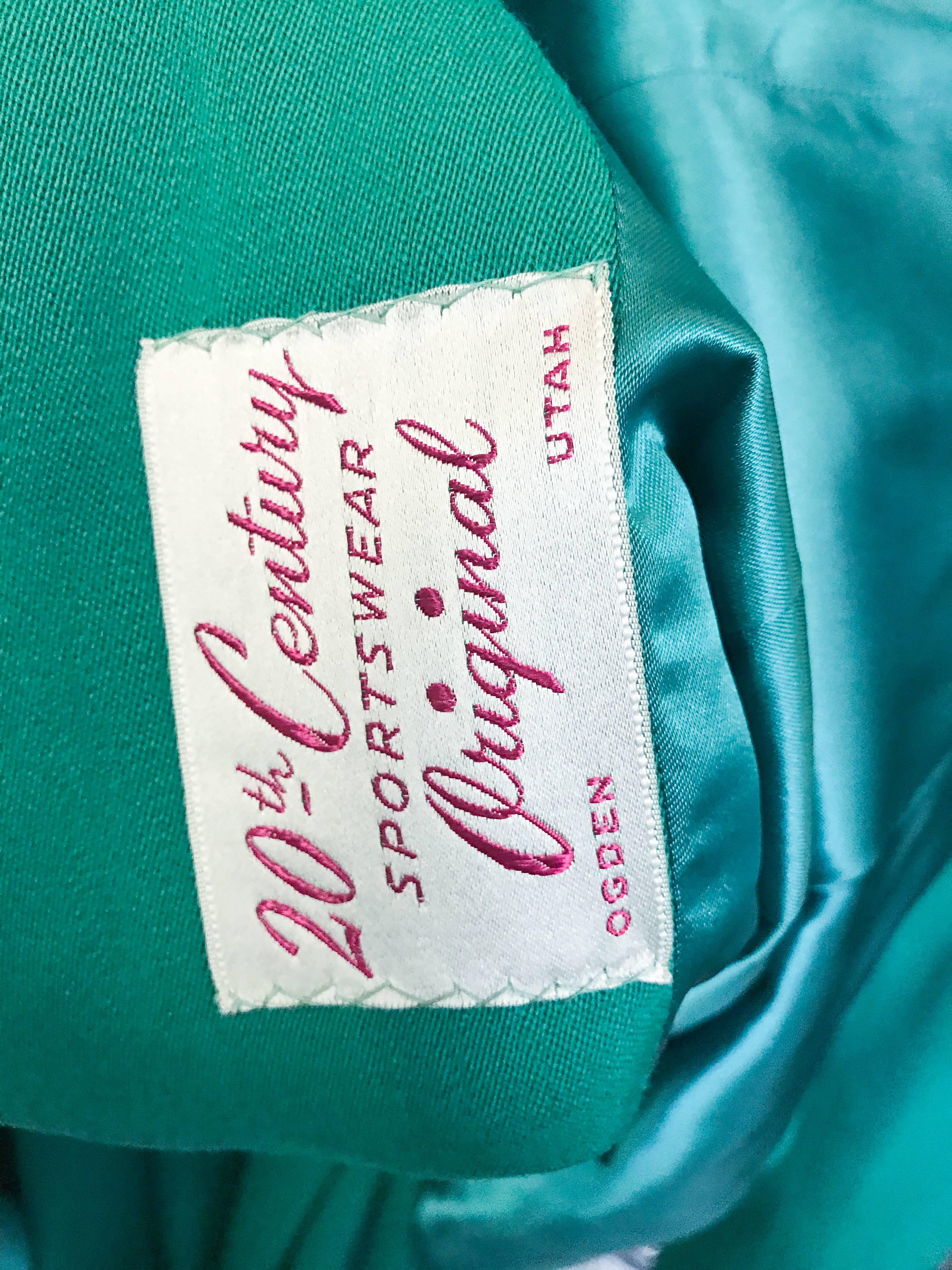 1940s Kelly Green Suit Set For Sale at 1stDibs | kelly green pantsuit ...