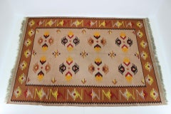 1940s Kilim wool Carpet/Rug, Czechoslovakia