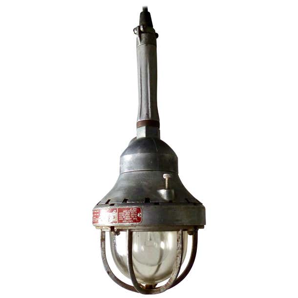 Killark Factory 1940s Killark Industrial Factory Pendant Light, St. Louis, MO at ...