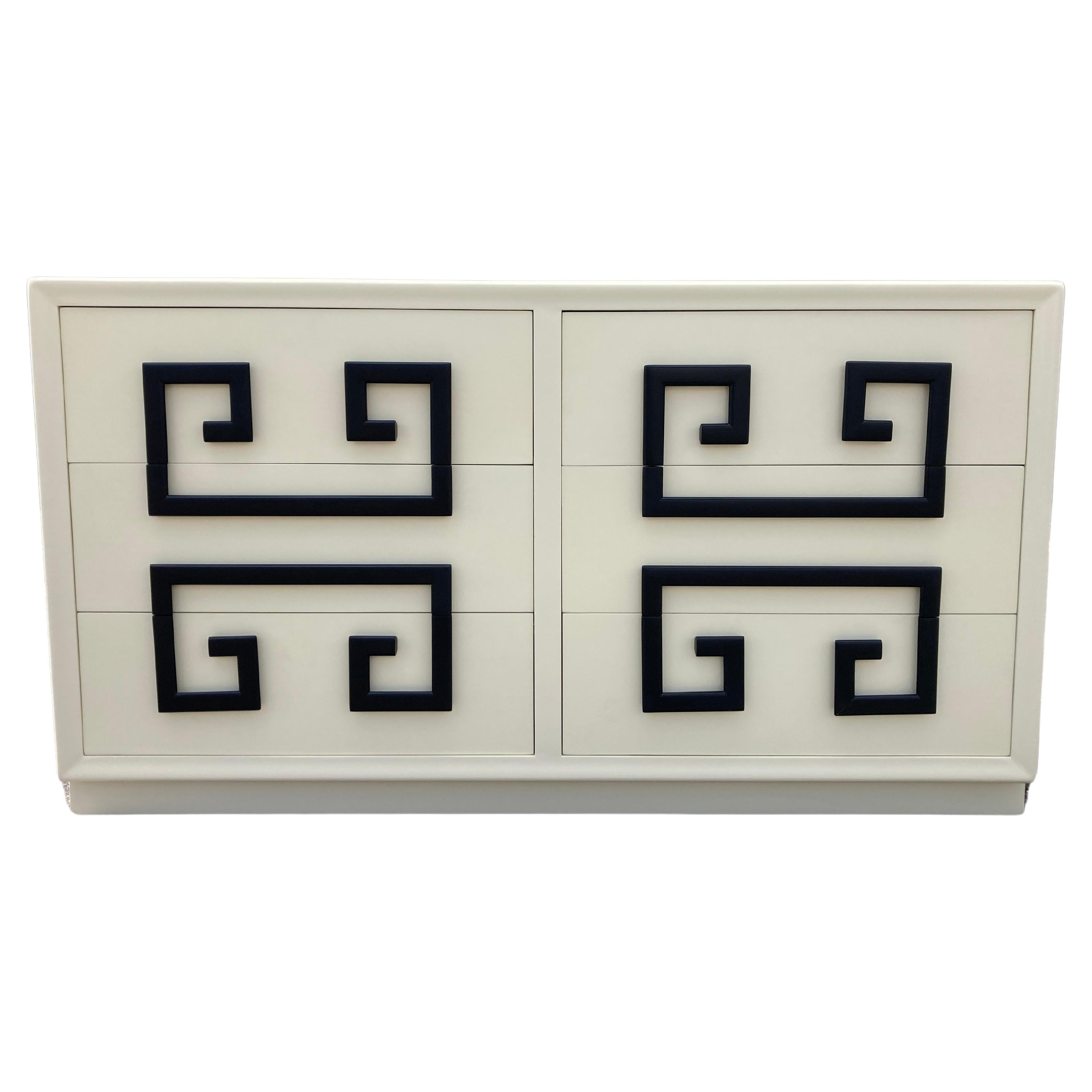   Commode à six tiroirs Kittinger Mandarin Greek Key, 1940