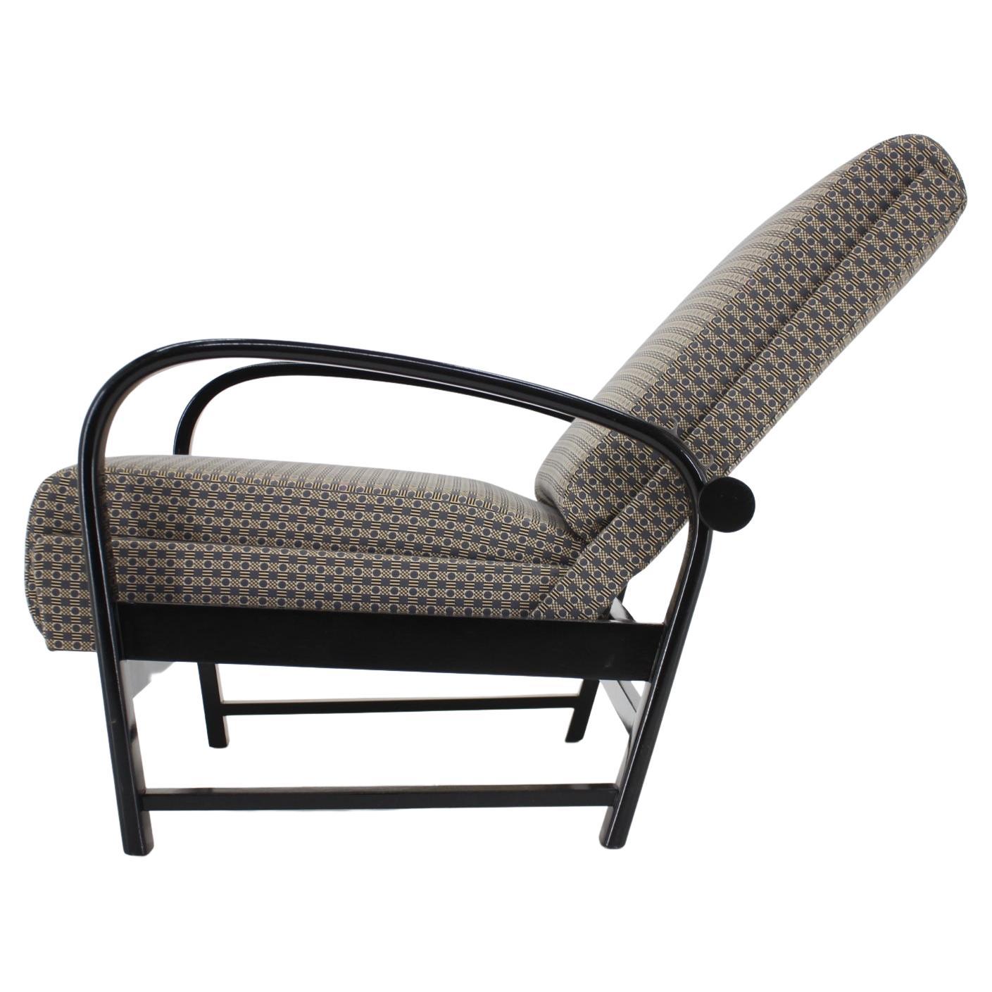 1940s Kropacek Kozelka Adjustable Armchair, Czechoslovakia