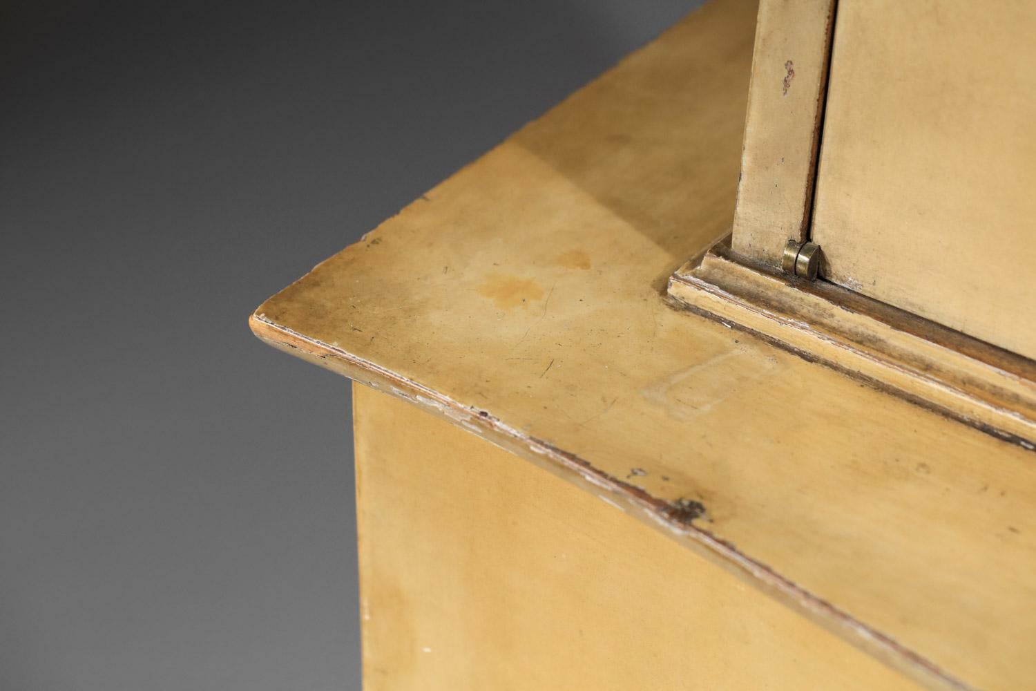 1940s lacquered wood writing desk attributed to René Drouet French art deco For Sale 11