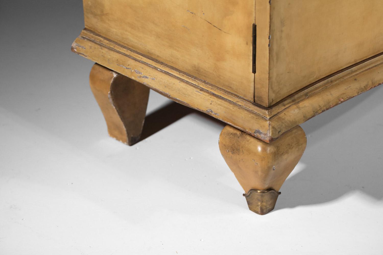 1940s lacquered wood writing desk attributed to René Drouet French art deco For Sale 13