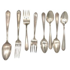 1940s "Lady Hilton" by Westmorland Silverware Set of 8