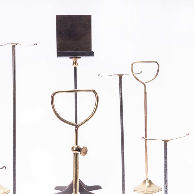 1940's Large Collection Of Vintage Display Stands For Sale at 1stDibs