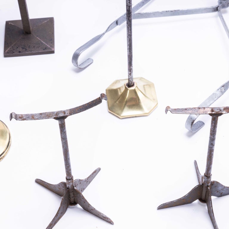 1940's Large Collection Of Vintage Display Stands For Sale at 1stDibs