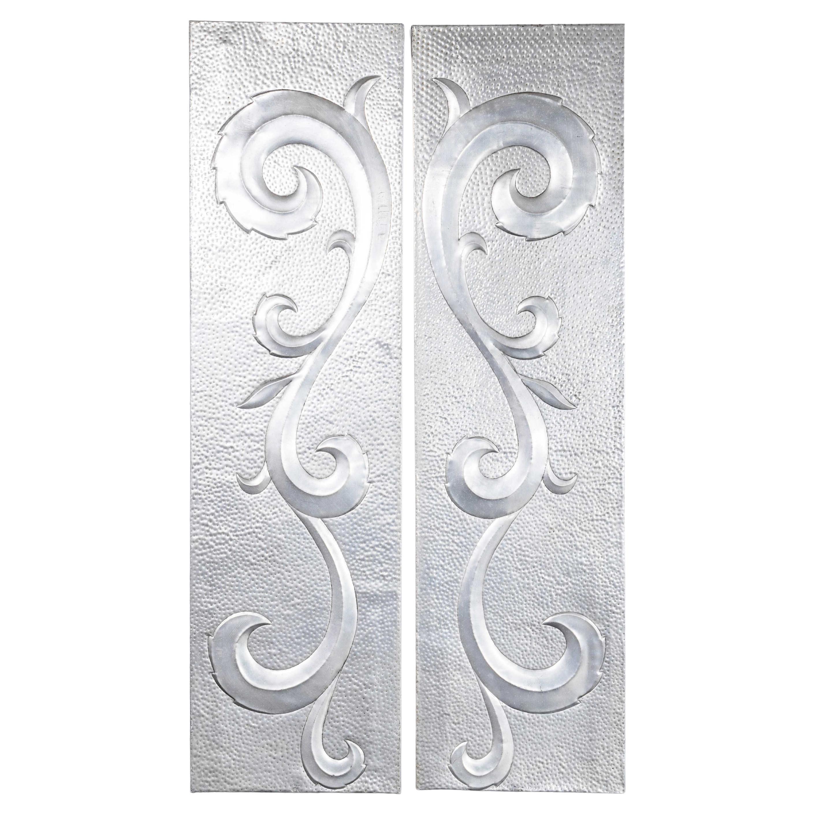 Grandes paneles decorativos de pared Hand Made de los años 40 - Pareja