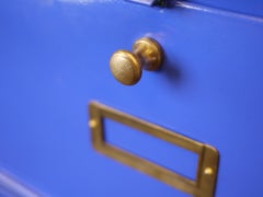 1940s Large Industrial Roneo Metal Cabinet, Storage Unit