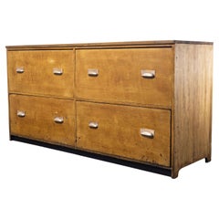 1940's Large Tailors Chest of Drawers, Four Drawer