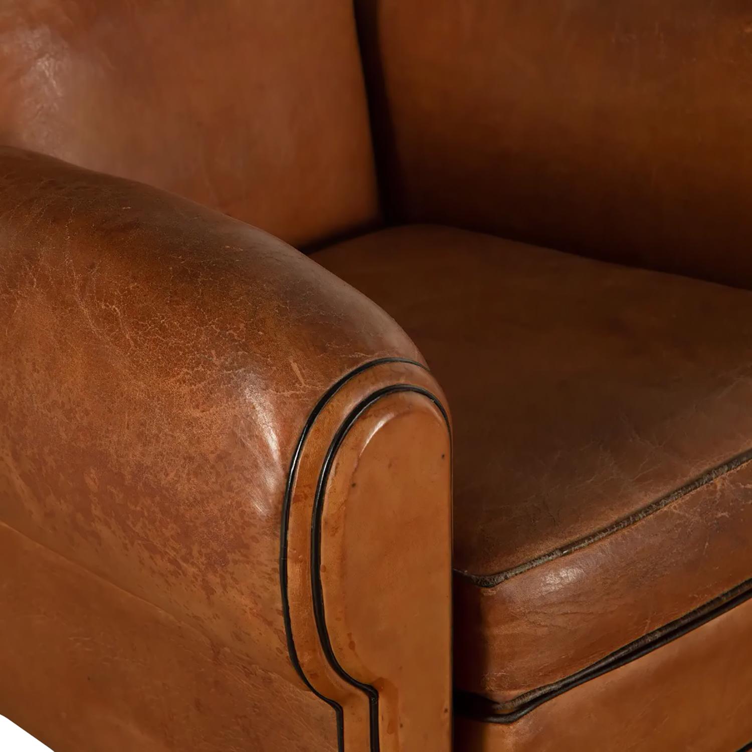 1940s Leather Club Chair 3