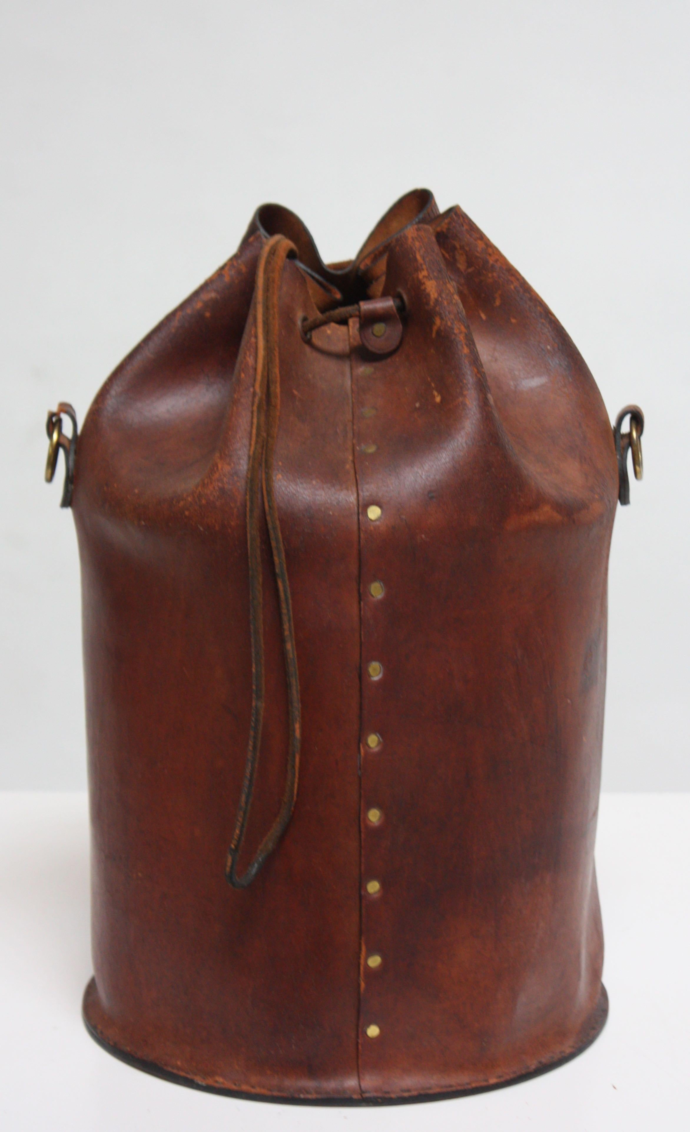 1940s Leather Equestrian 'Feed Bag' by Enid Collins For Sale at 1stDibs ...