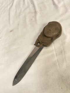 1940's Letter opener by French sculptor Georges Oudot