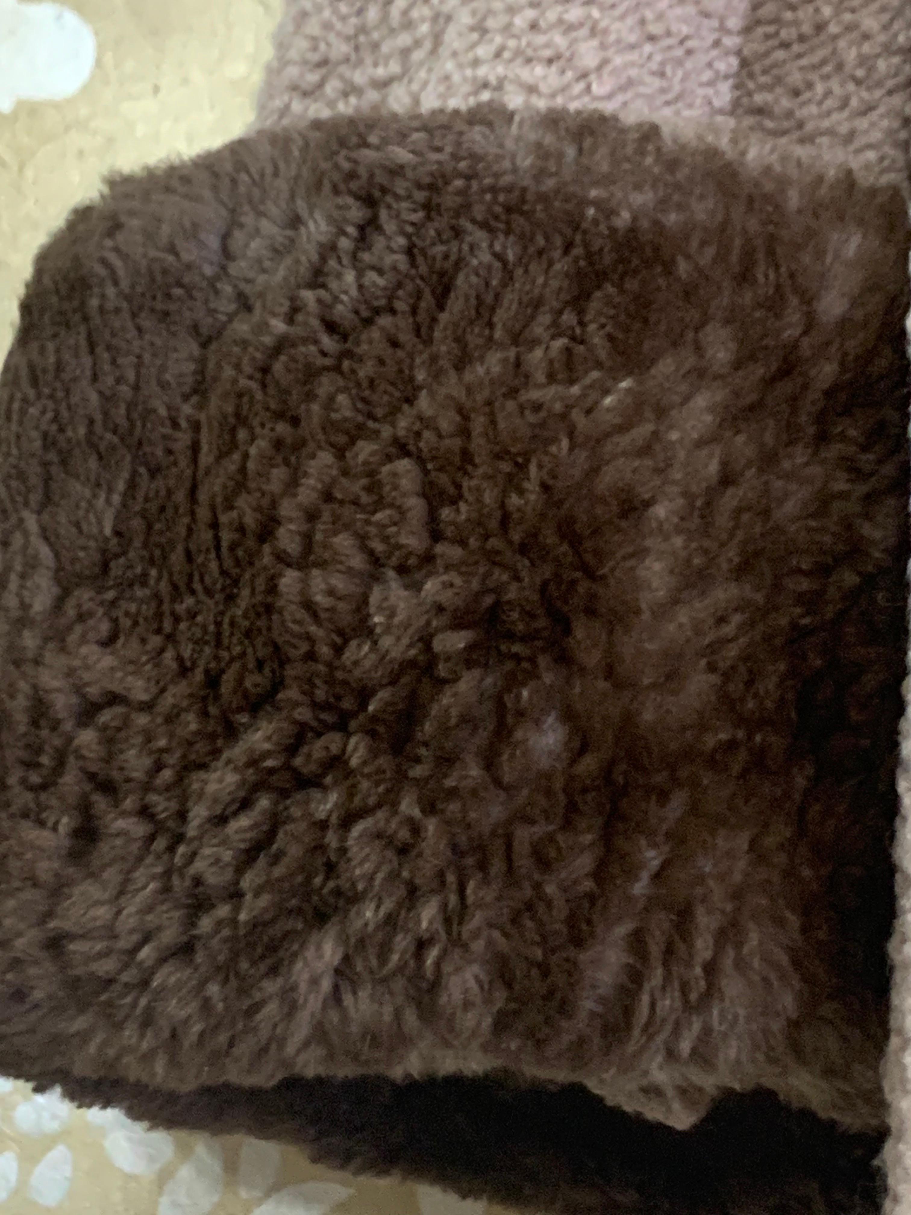 Cappotto Swing lungo in bouclé completo degli anni '40, color taupe chiaro, con colletto e polsini in castoro in vendita 14