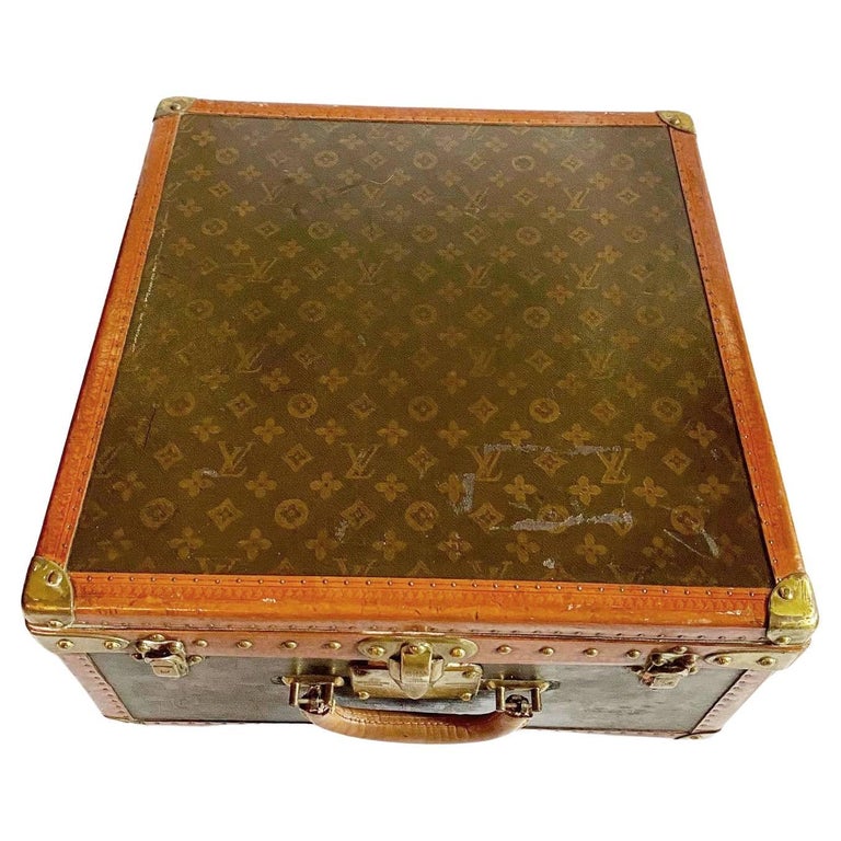 C1940s Louis Vuitton Trunk Retailed By Saks 5th Avenue